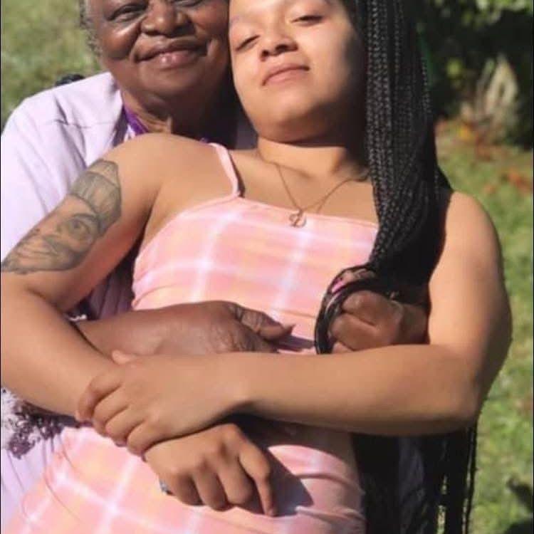 Lexi and her grandmother.