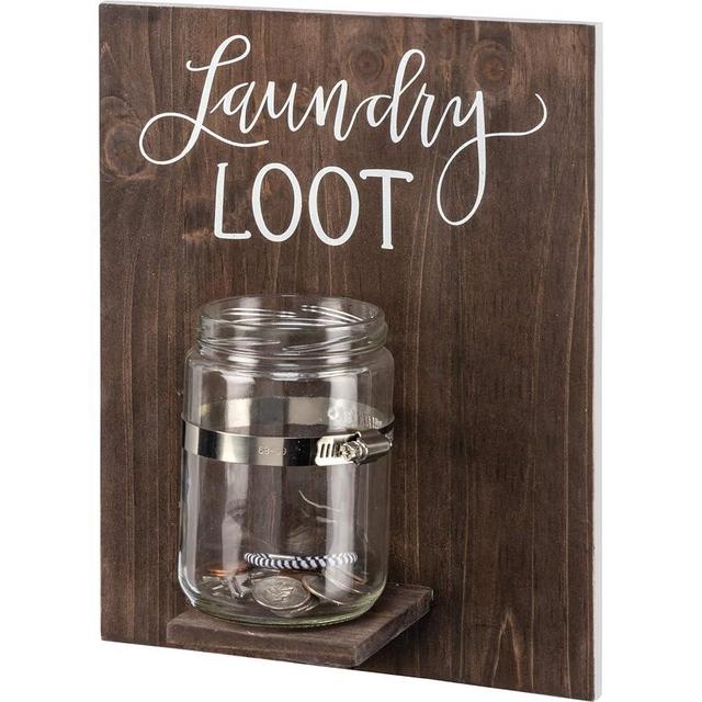 Primitives by Kathy Wall Décor Sign Featuring Laundry Loot Sentiment