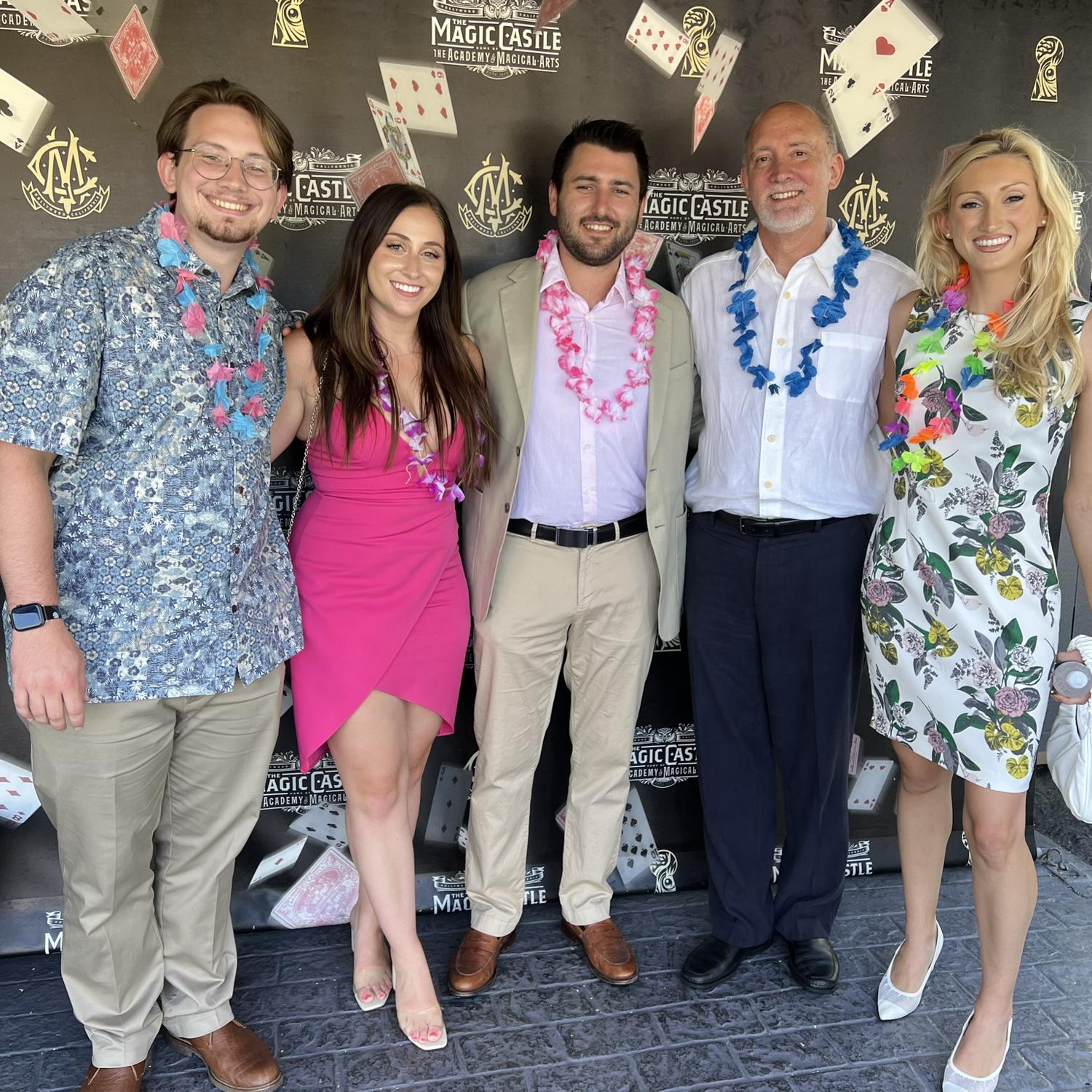 At the Magic Castle with Nicholas, Michael and Juliana (Christina not pictured!) - Summer 2023