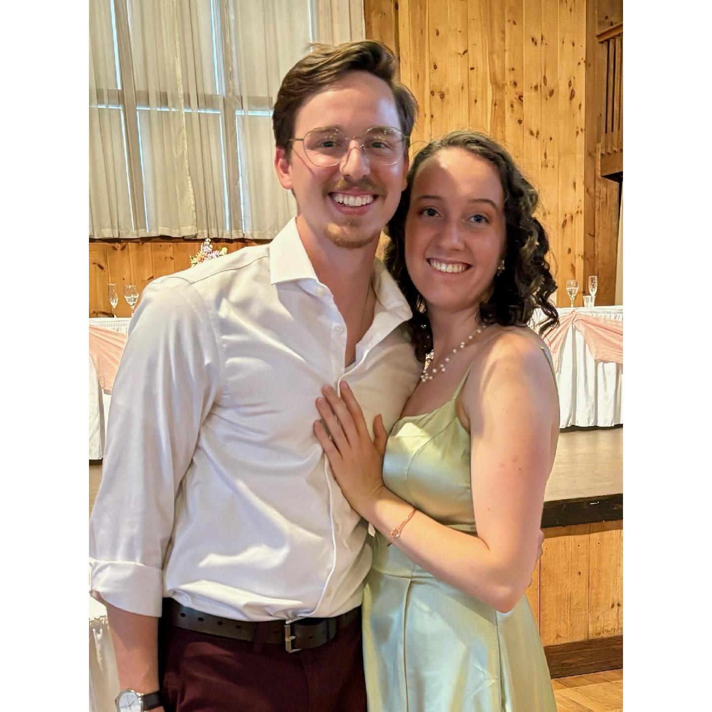 June 2024: Elliot and Emma's wedding!