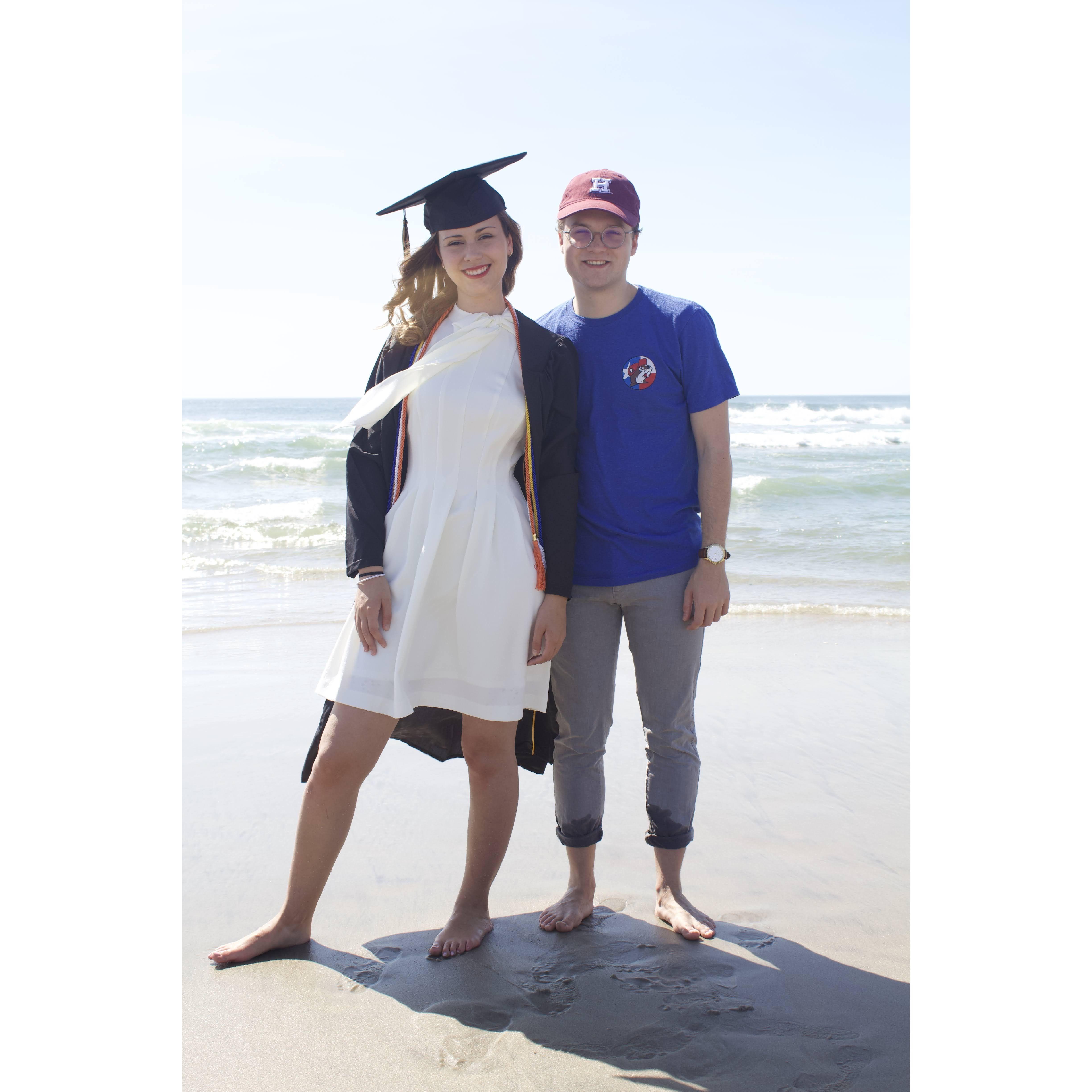 May 27, 2021: Morgan graduates from Hopkins and Peabody