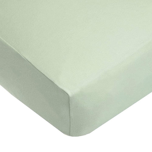 800 Thread Count Deep Pocket Fitted Sheet, 100% Egyptian Cotton Bed Sheets, Snug Fit, Fade Resistant, 18” Deep Pocket, Soft & Silky Sateen Weave Bedding Sheet, Sage, Queen, One Fitted Sheet Only.