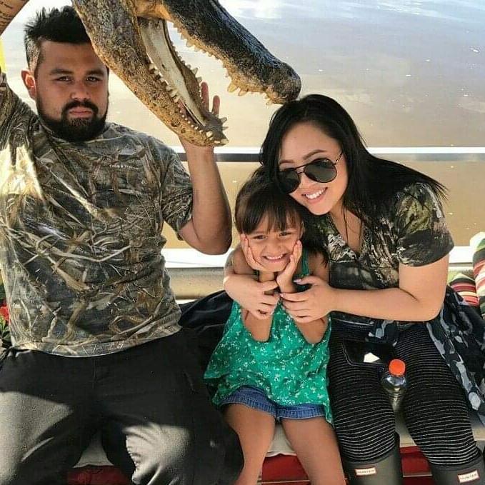 Swamp Tour with Mya. She had so much fun feeding hot dogs to the gators.
2017 | Somewhere in the swamp in Louisiana.