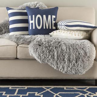 Glyph Home Throw Pillow