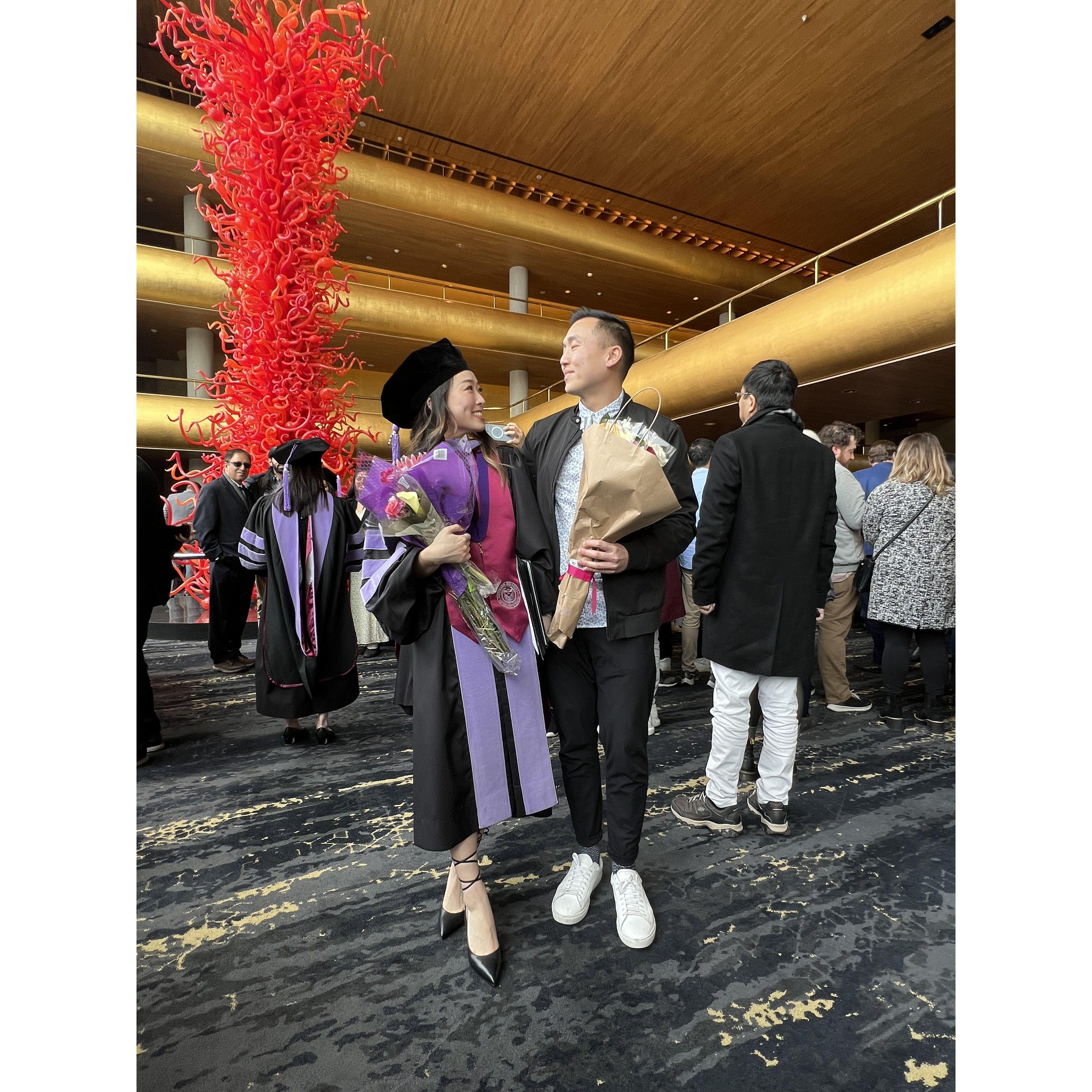 Sharon's dental school graduation 2023