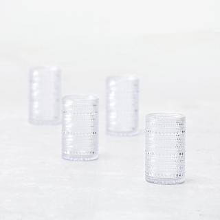 Orbetto Acrylic Iced Beverage Glass, Set of 4
