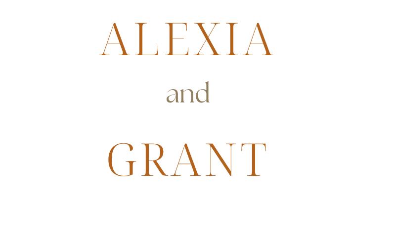 The Wedding Website of Alexia Townsned and Grant Carnett