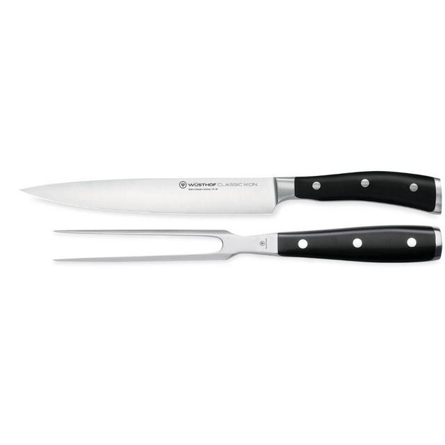 Wusthof Classic Ikon set carving black