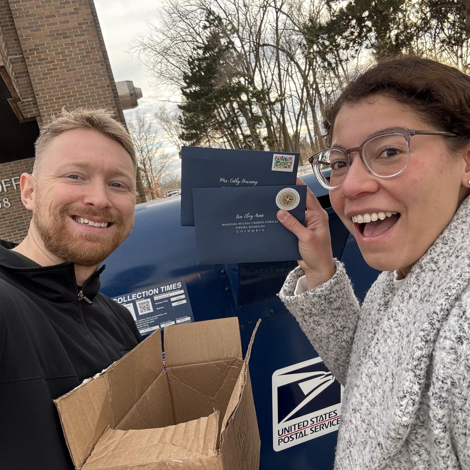 Mailing out wedding invites!!!