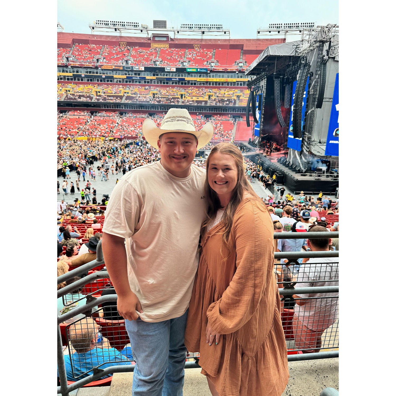 Our first concert together - Luke Combs!