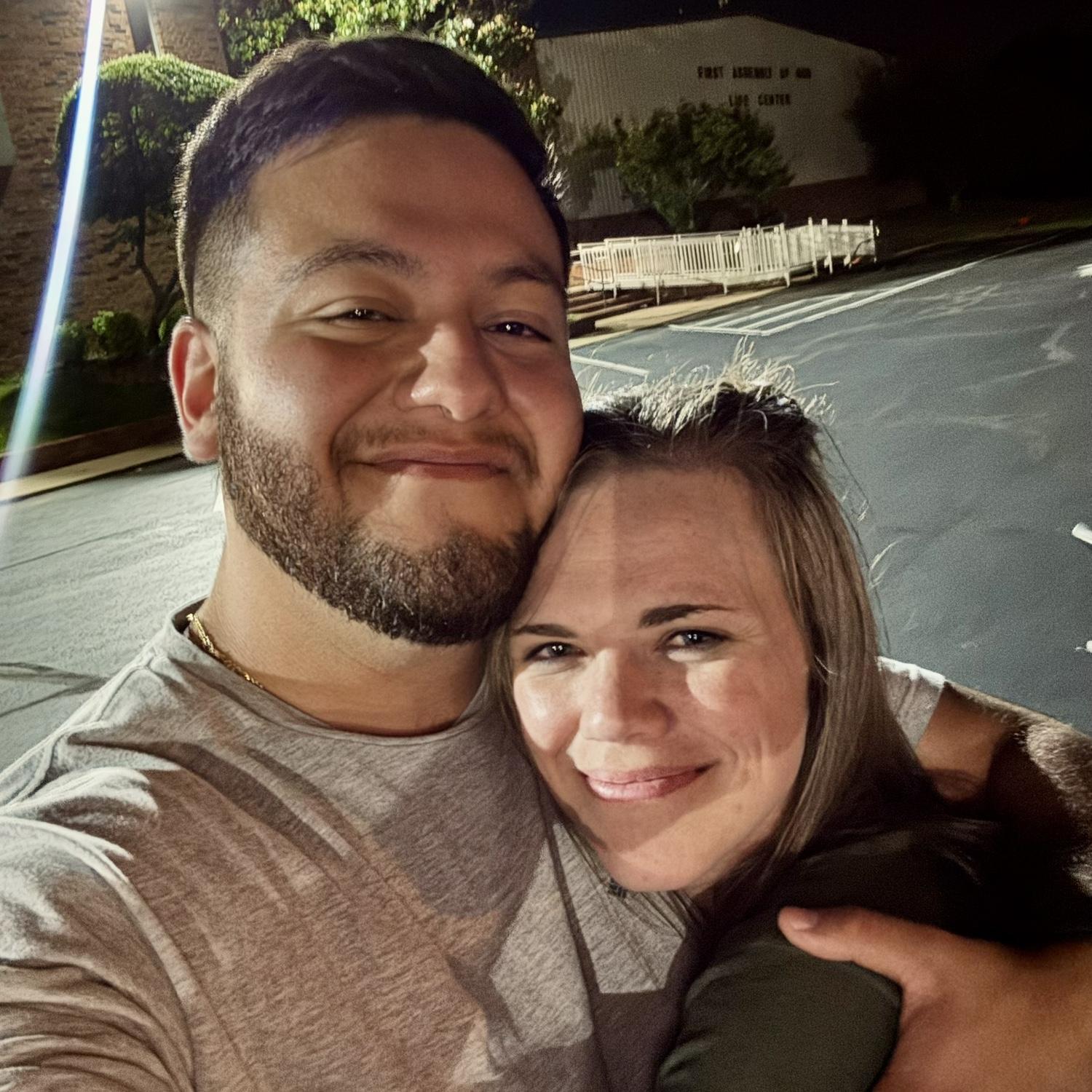 This picture was taken after a crazy night of him meeting my family for the first time. π One of my favorite nights to date. I knew that I loved him then, but I was afraid to admit it.