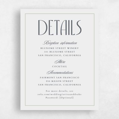 Charcoal, Grey Wedding Enclosure - Trogir