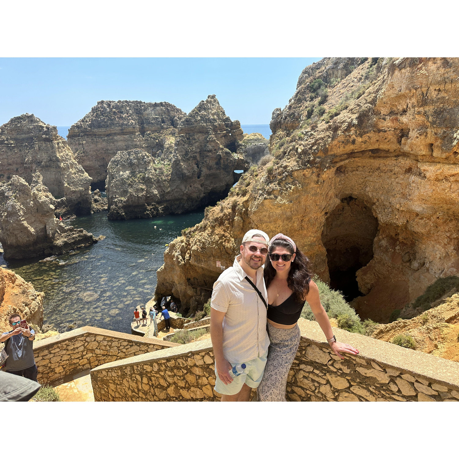 Cliff hikes down to the beaches (Lagos, Portugal)