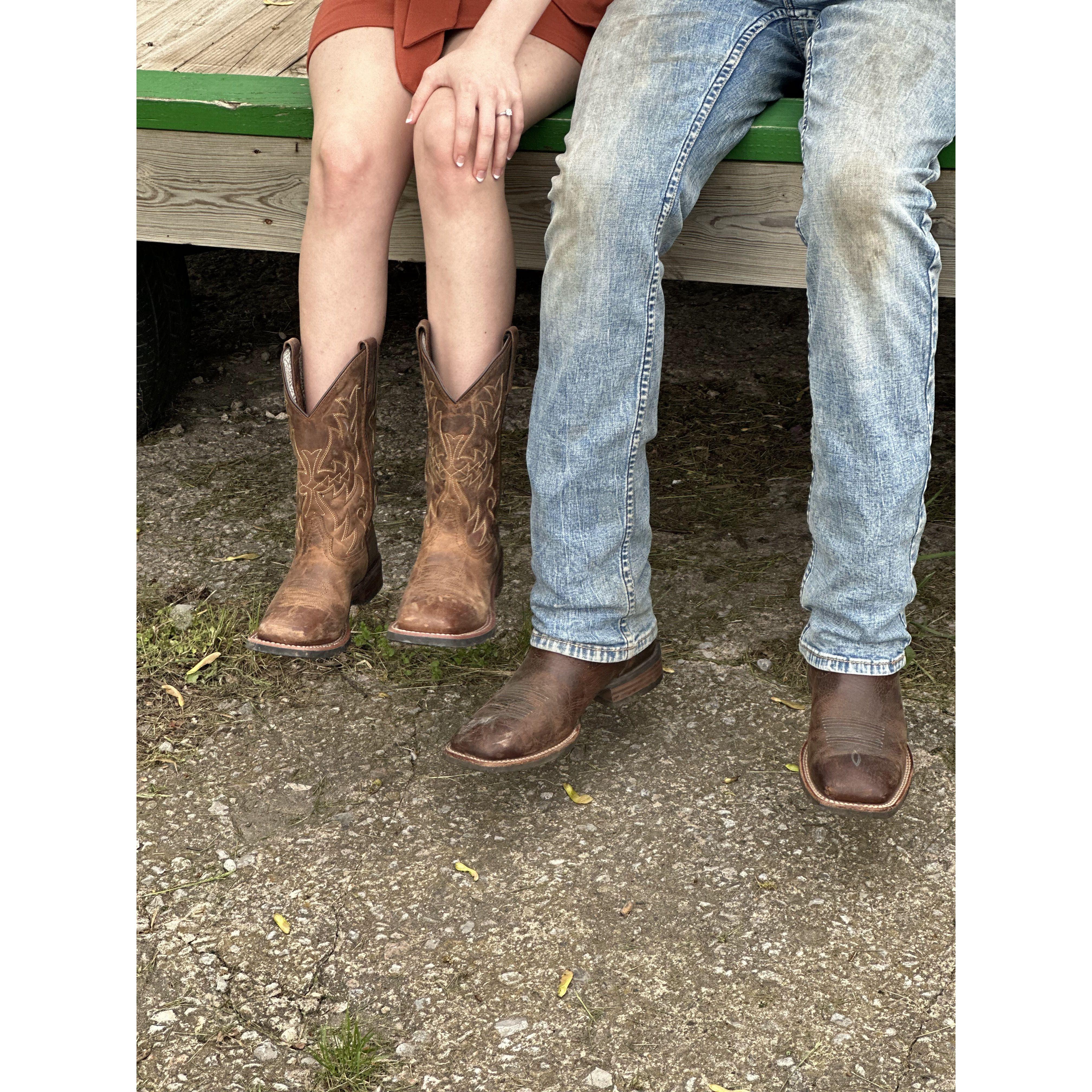 Love our matching boots