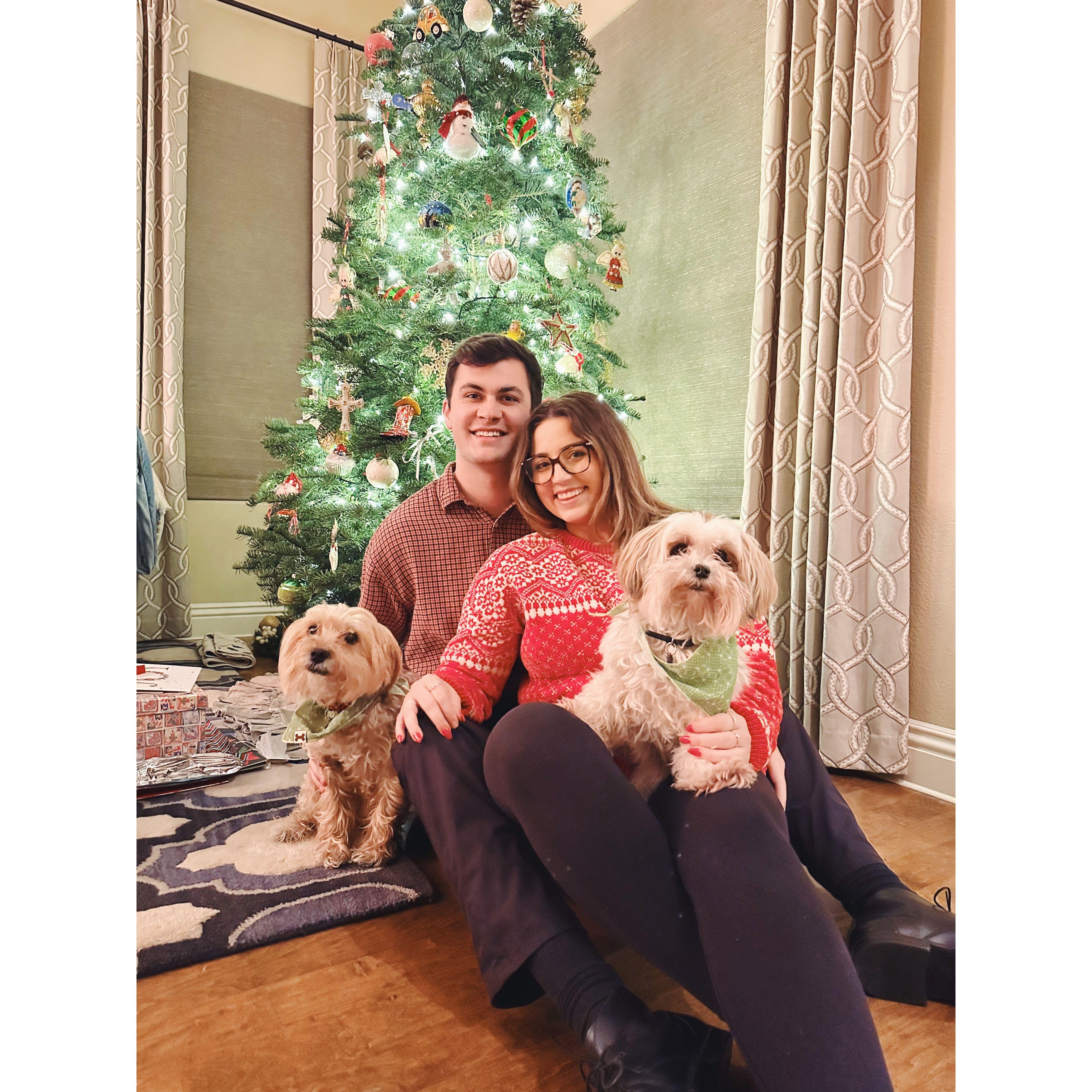 our first christmas with each other's families