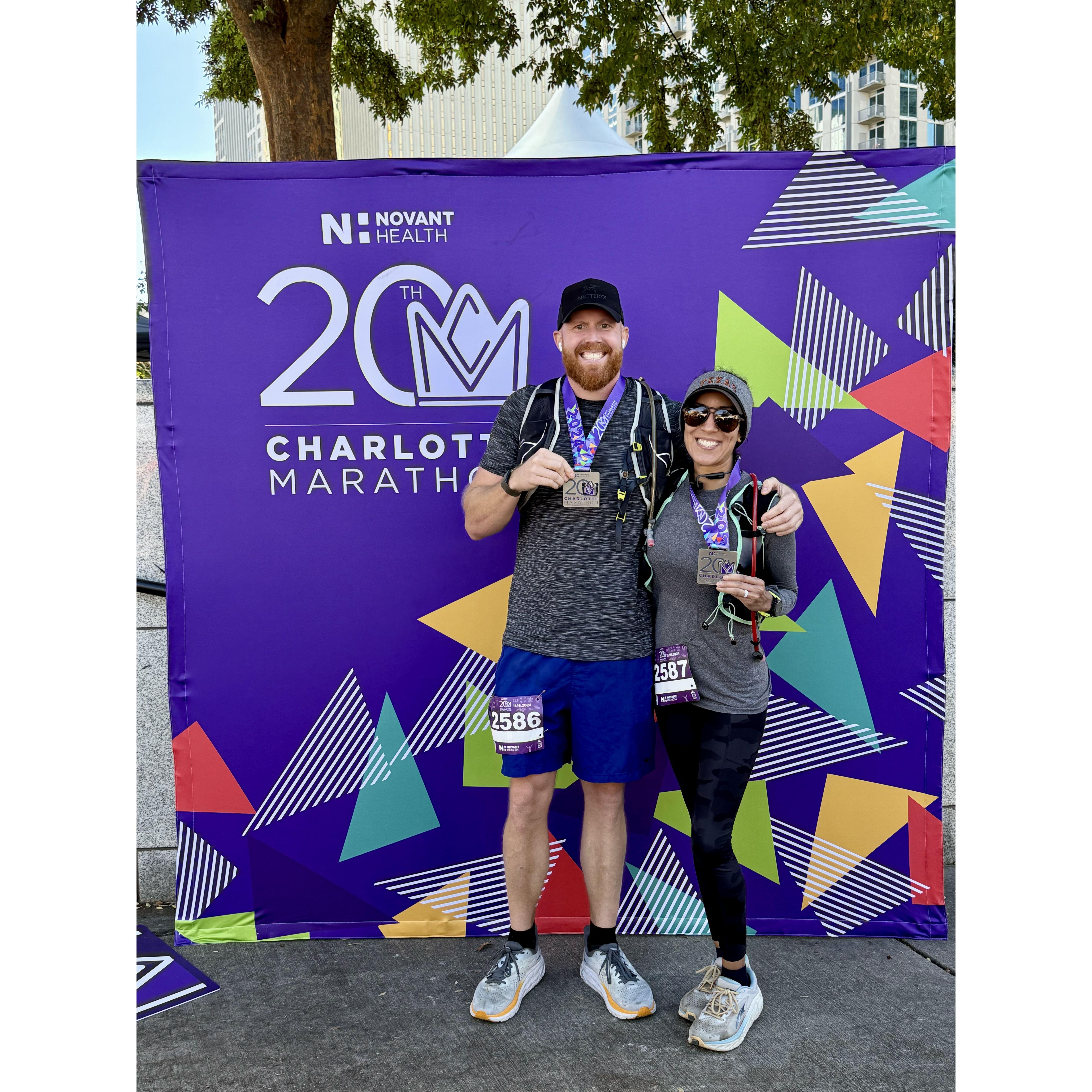 Drew's first Marathon!