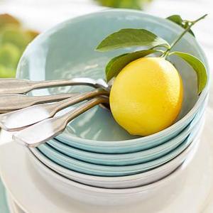 Cabana Melamine Individual Bowl, Set of 4 - Turquoise