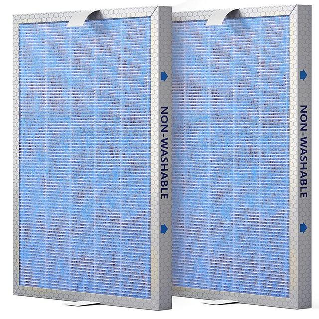 Membrane Solutions MSA3 Original Air Purifier Filter Replacement, Upgraded 3-in-1 True HEPA Filter with OdallerPure Technology, 2 Pack