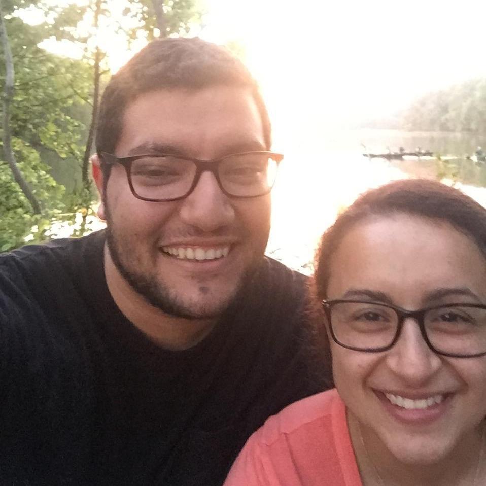 Our very first picture as a couple