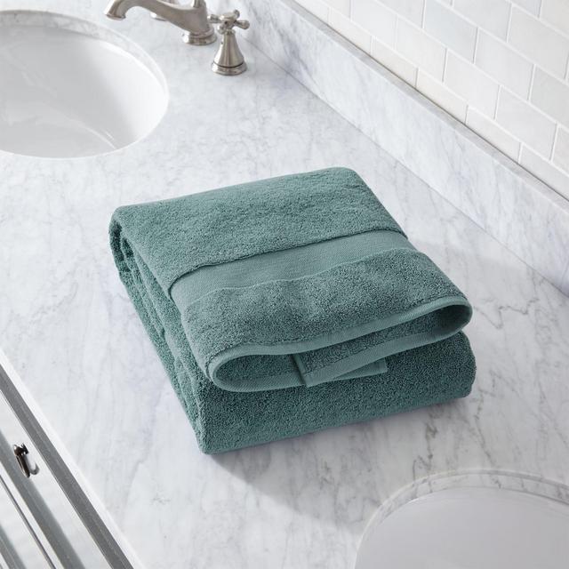 Organic 800-Gram Ocean Blue Turkish Bath Towel