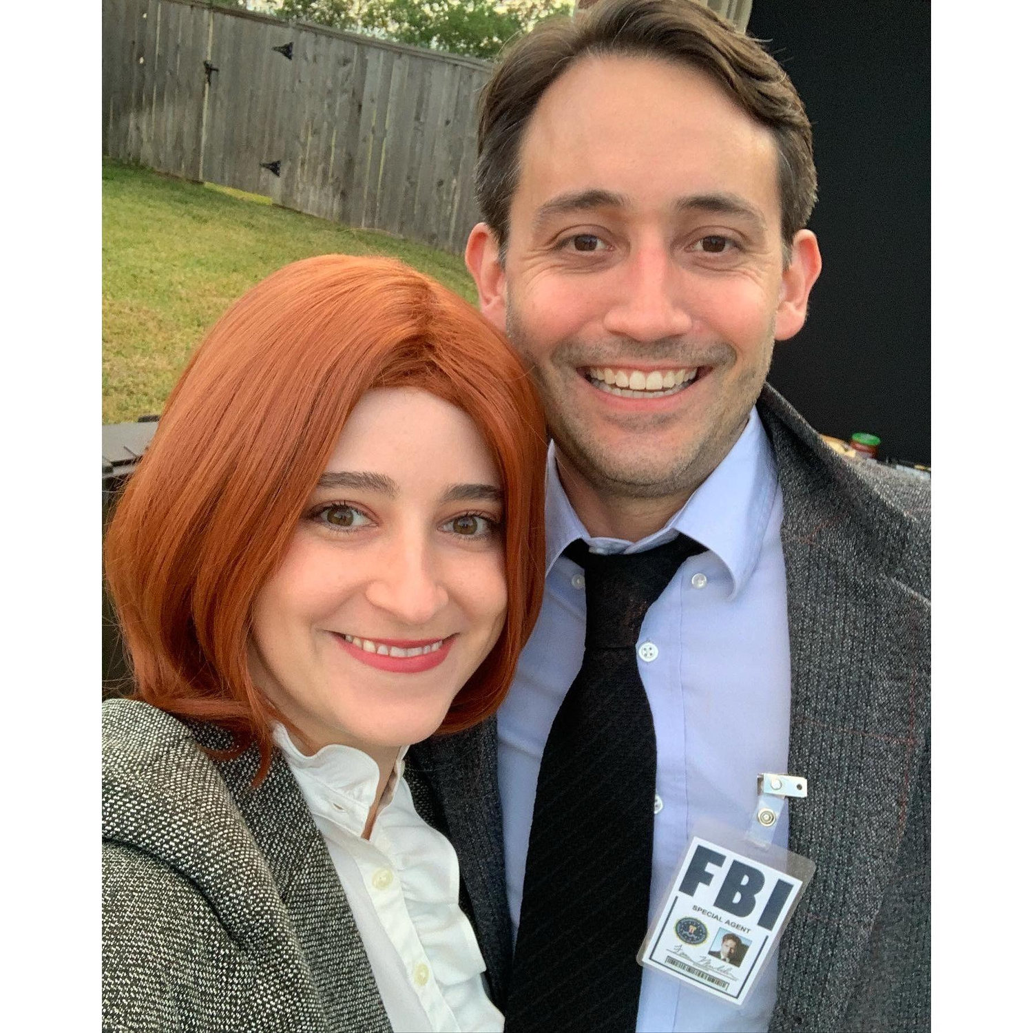 Mulder and Scully from the "X-Files", Halloween 2022