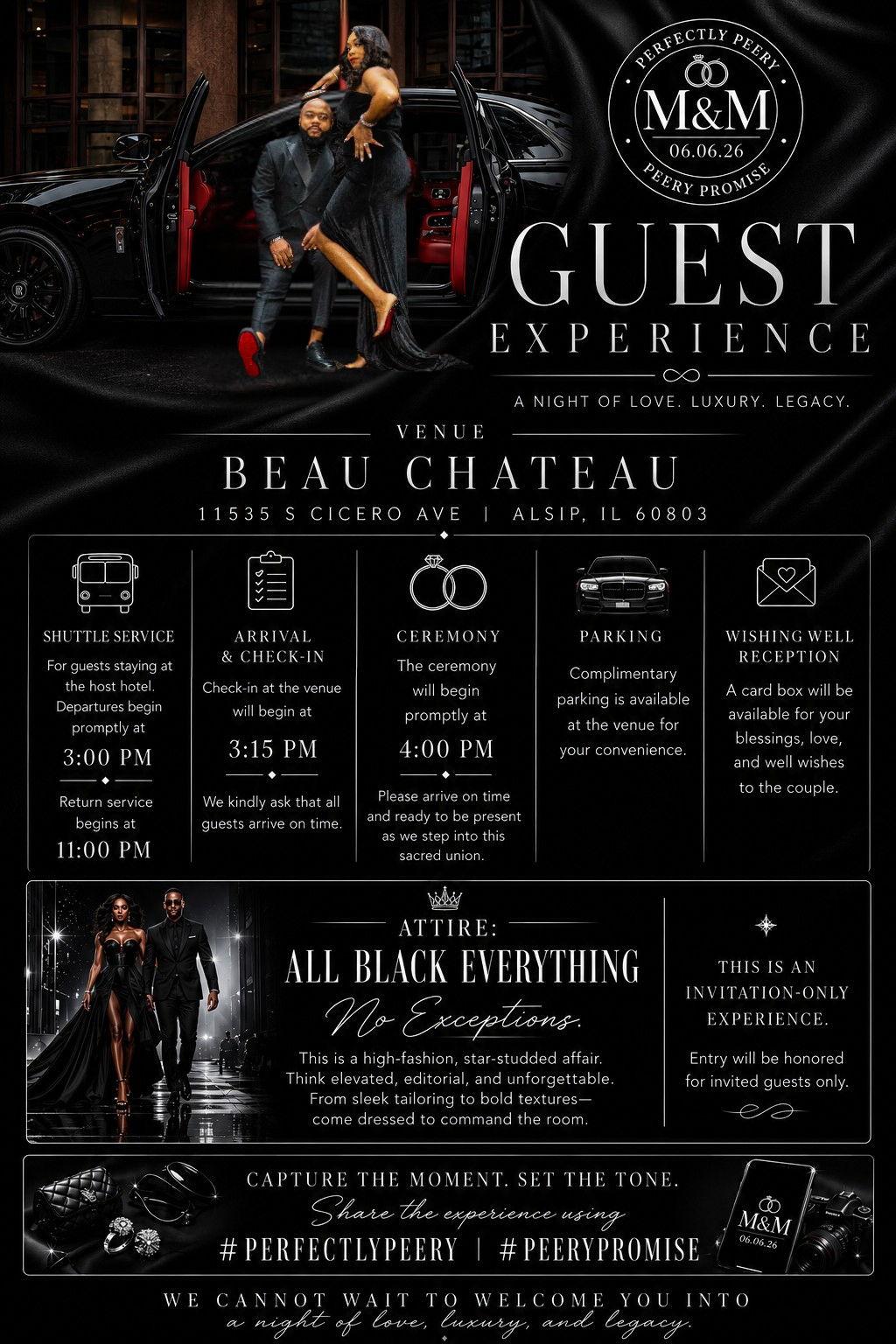 The Wedding Website of Monique Sanders and Marcus Peery