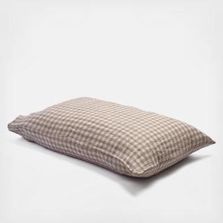 Gingham Linen Pillowcase, Set of 2