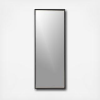 Liam Frame Floor Mirror with Brass Inlay