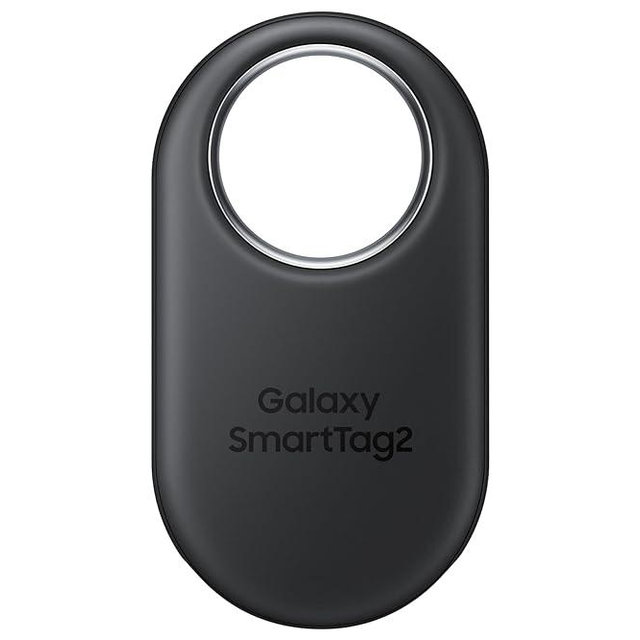 SAMSUNG Galaxy SmartTag2, Bluetooth Tracker, Smart Tag GPS Locator Tracking Device, Item Finder for Keys, Wallet, Luggage, Pets, Use w/Phones and Tablets Android 11 or Later, 2023, 1 Pack, Black