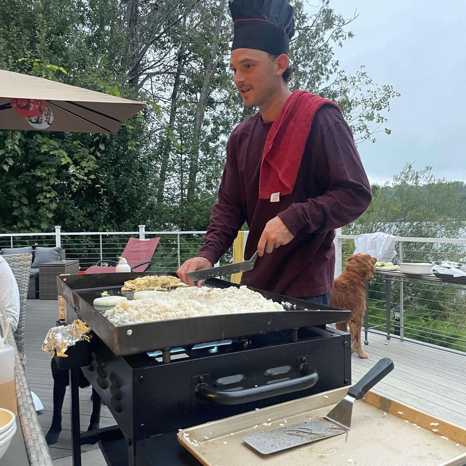Hibachi hosted by Ted