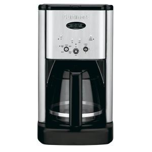 Brew Central 12-Cup Stainless Steel Drip Coffee Maker with Carafe