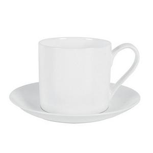 Nevaeh White by Fitz and Floyd - Nevaeh White® by Fitz and Floyd® Grand Rim 8 oz. Cup and Saucer