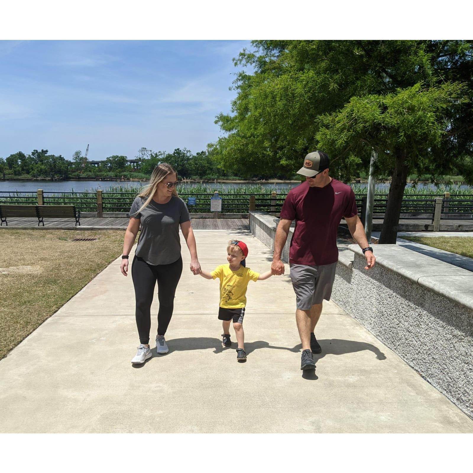 When Jillian's nephew, Lincoln, came to visit us in NC