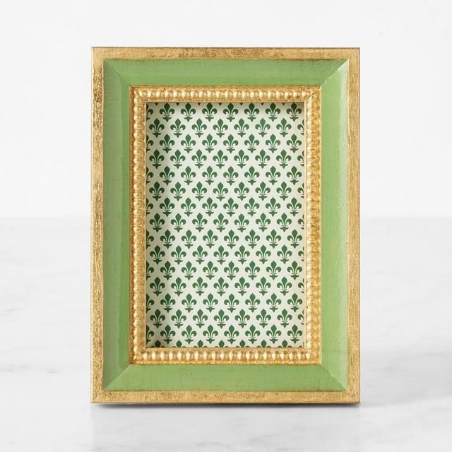 Florentine Wood Frames, 4" X 6", Green