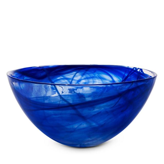 Kosta Boda Medium Contrast Bowl, Blue