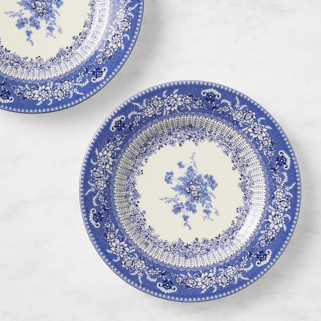 Spode English Floral Salad Plates, Set of 8