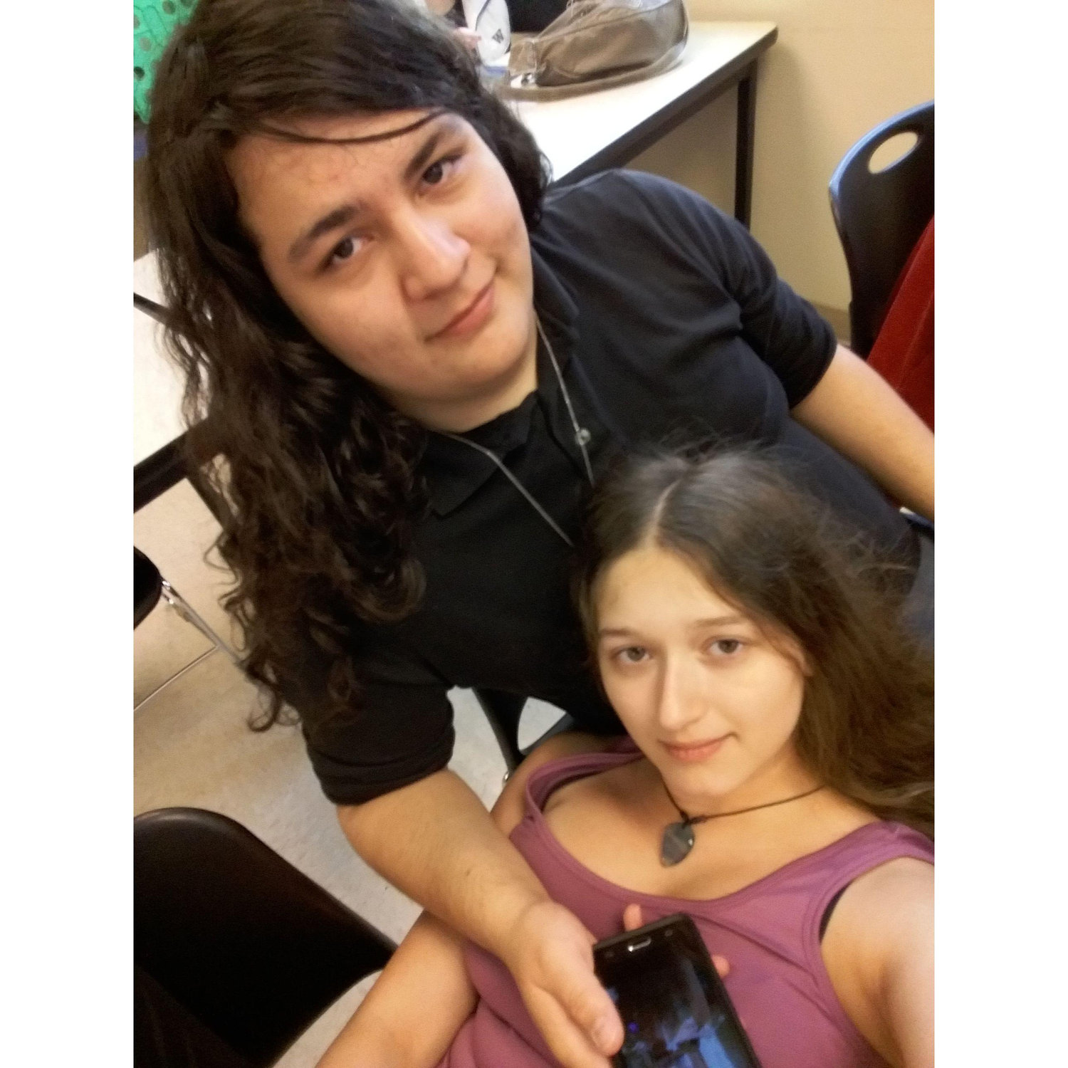 Shortly after beginning to date, Spring 2016