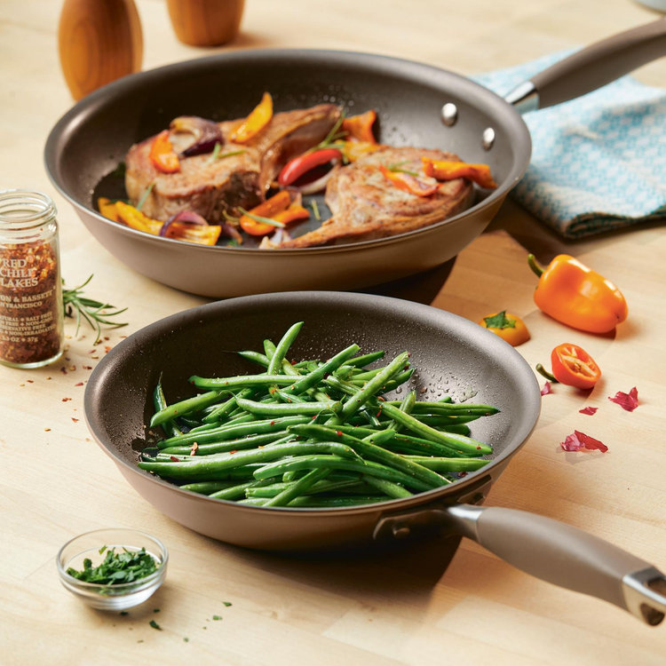 Anolon, Advanced Home Nonstick 2-Piece Frying Pan Set | Zola