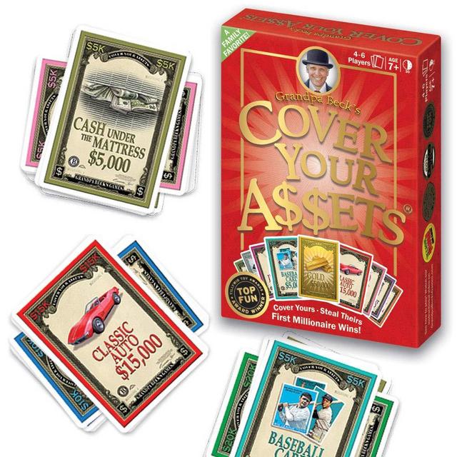 Grandpa Beck’s Cover Your Assets Card Game | Fun Family-Friendly Set-Collecting Game | Enjoyed by Kids, Teens, and Adults | From the Creators of Skull King | Ideal for 2-8 Players Ages 7+