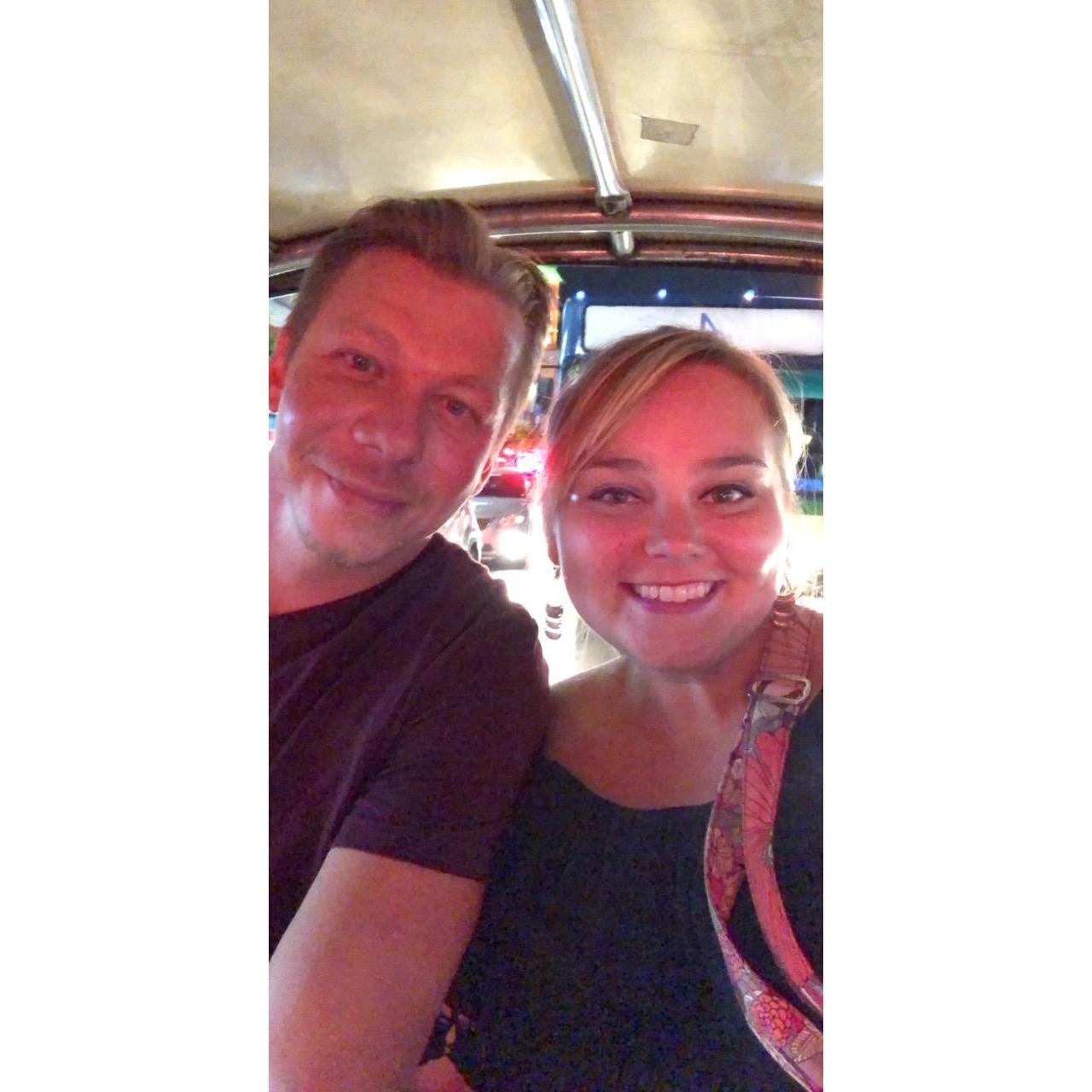 Tuk Tuk ride in Bangkok