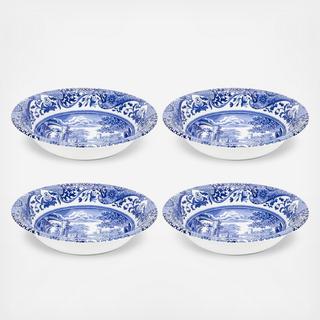 Blue Italian Ascot Cereal Bowl, Set of 4