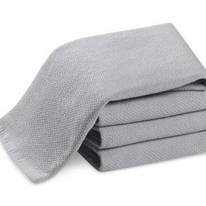 All Purpose Pantry Towels, Set of 4, Drizzle Grey