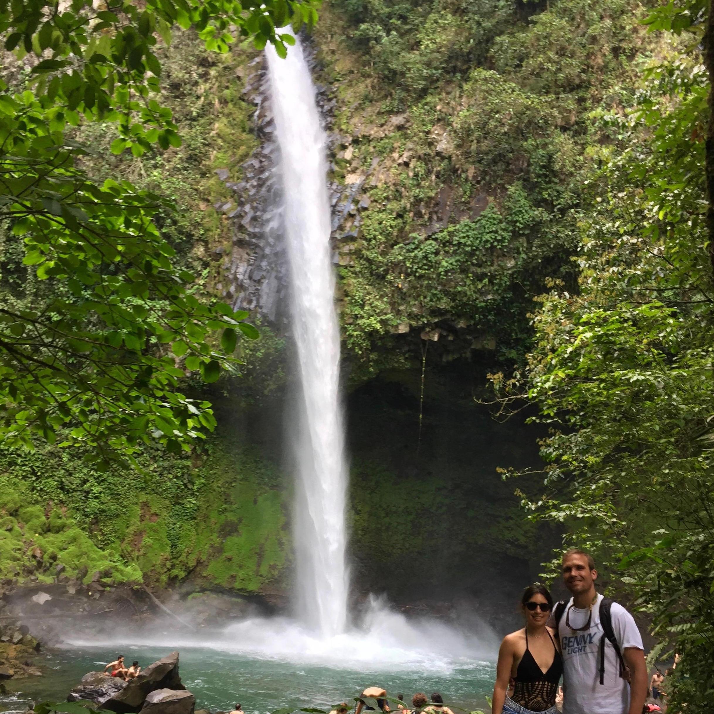 La Fortuna Waterfall in Arenal Volcano, Costa Rica