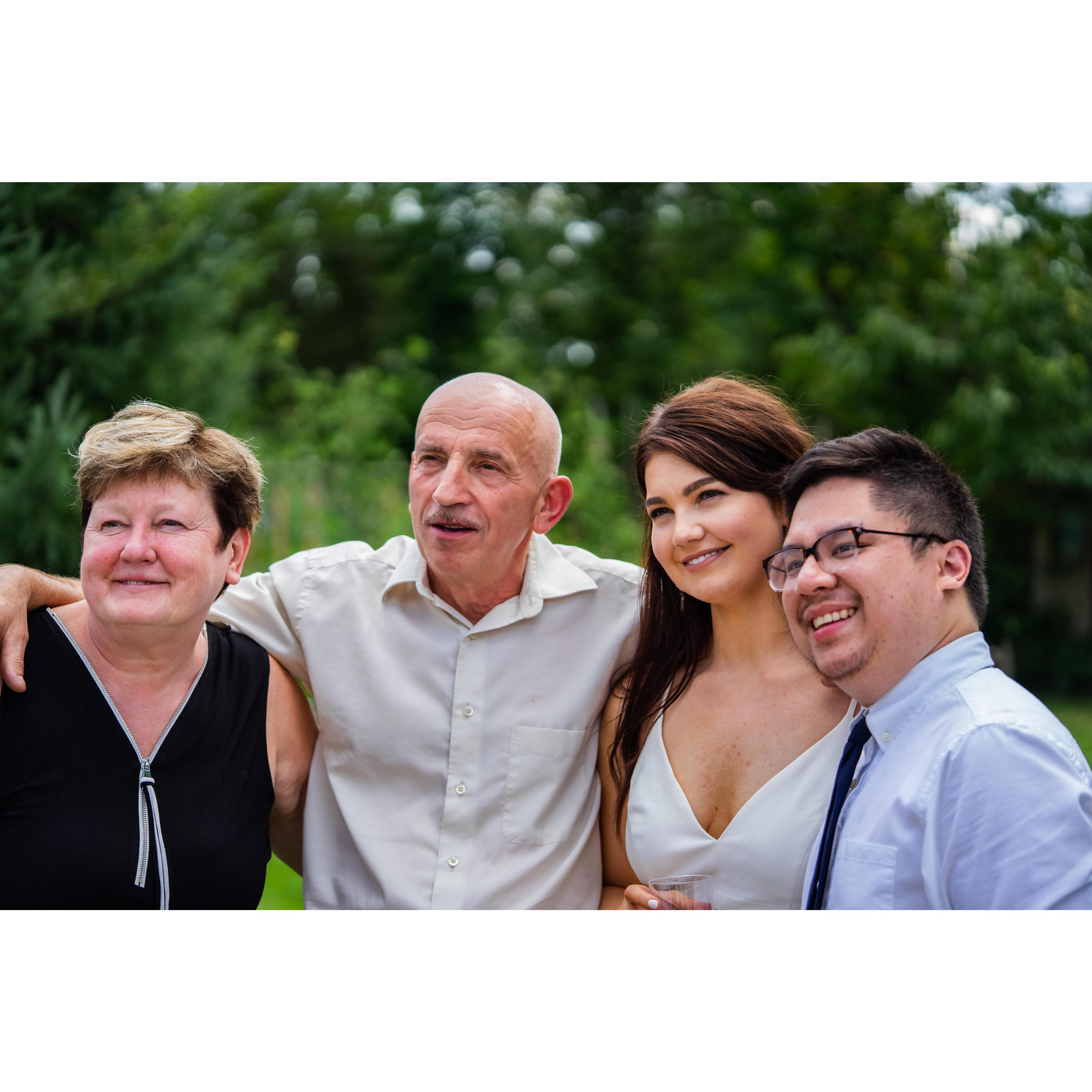 Paulina's Parents,
Bernadette & Mark