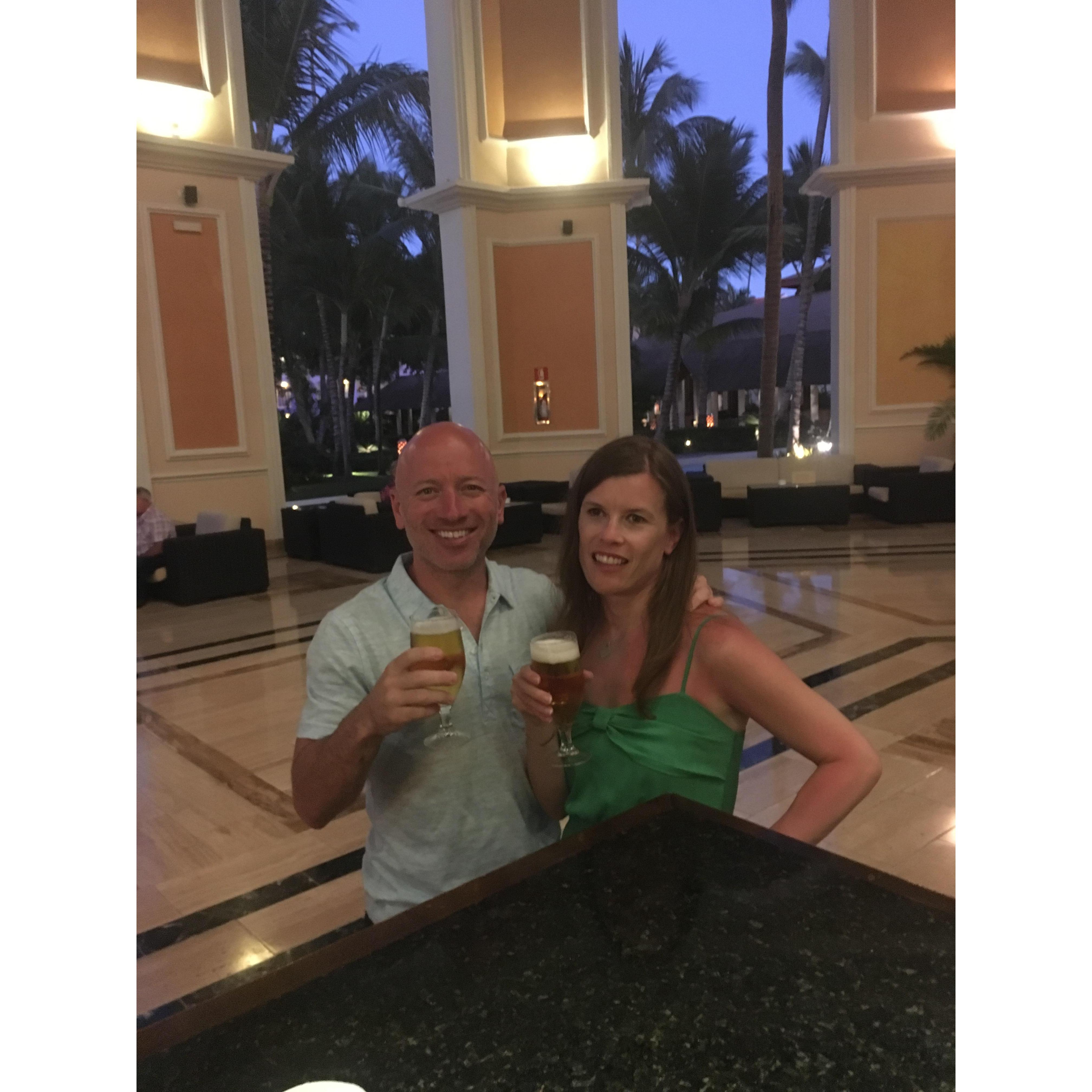 Punta Cana, DR. Our first international trip. And we survived unlike many Americans.