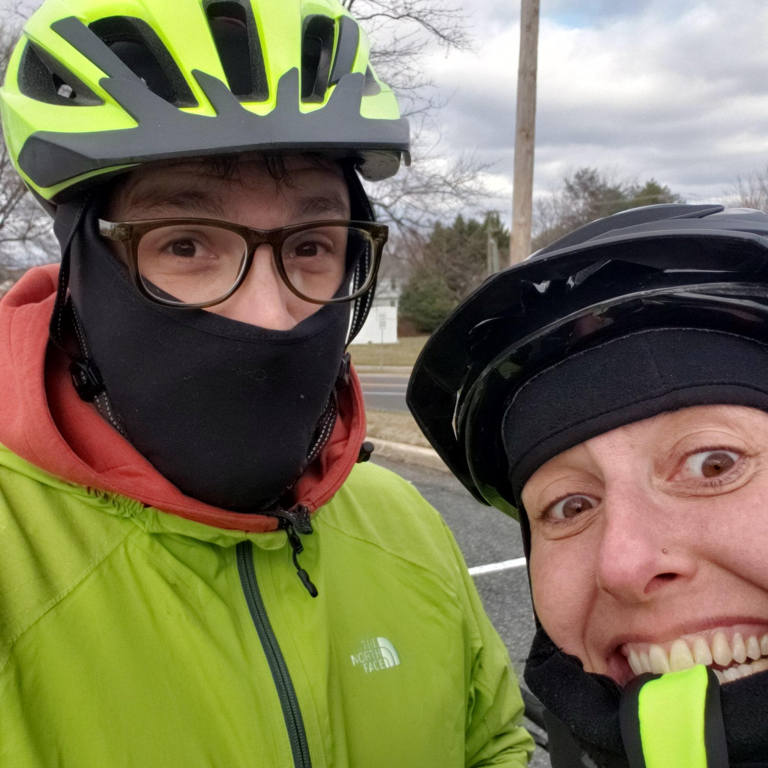 Cold training ride, January 2020