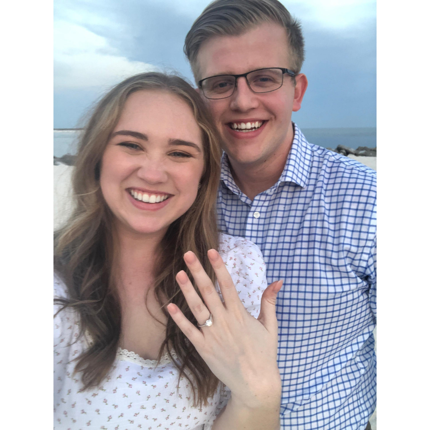 The sweetest proposal in one of our favorite places, Orange Beach!