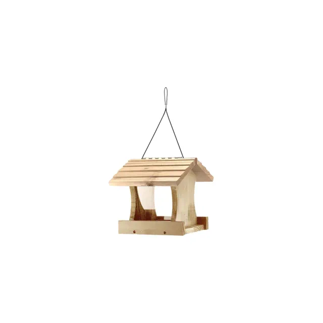Audubon Wild Bird 2.5 lb Cedar Platform Bird Feeder 1 ports
