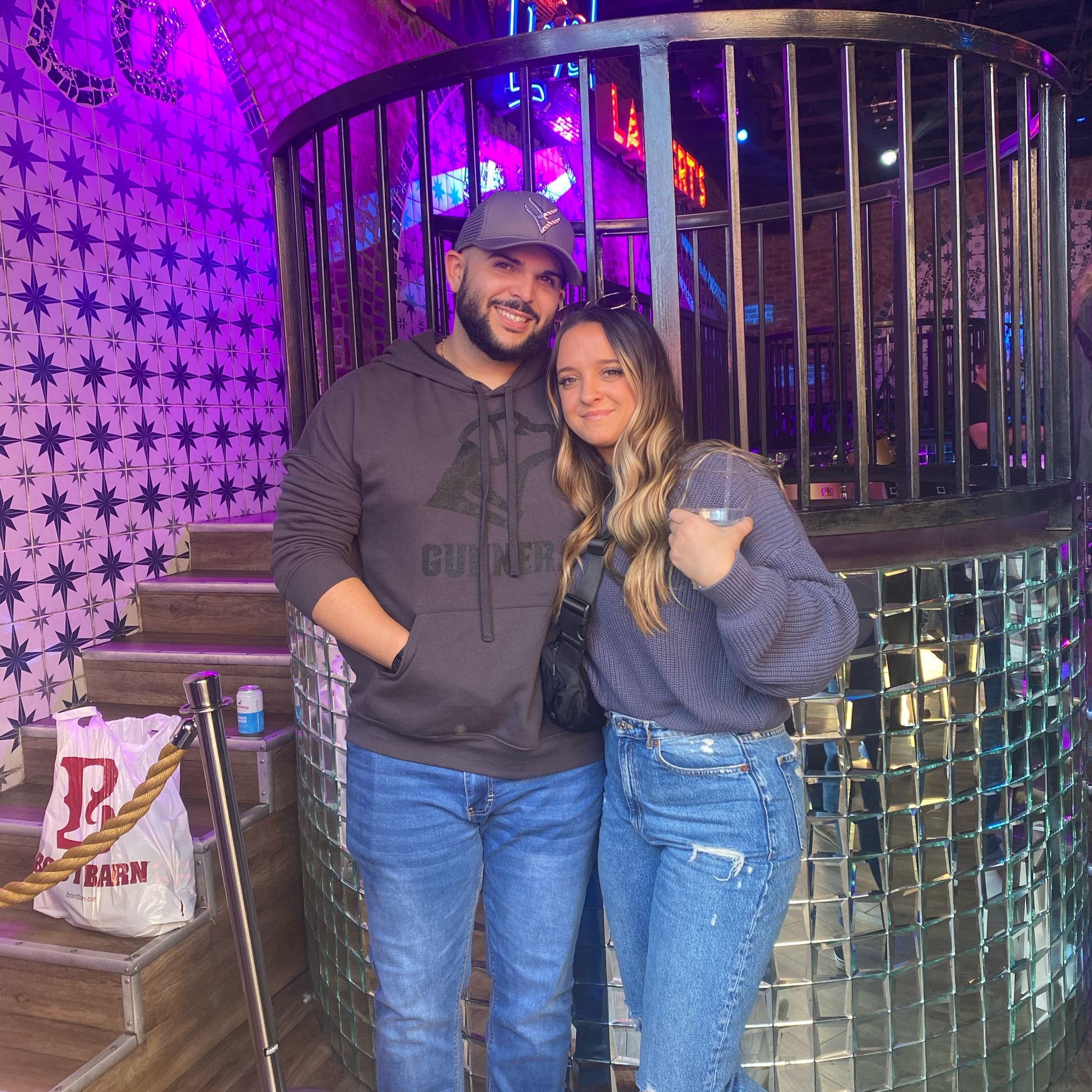 Our first time in Nashville together!