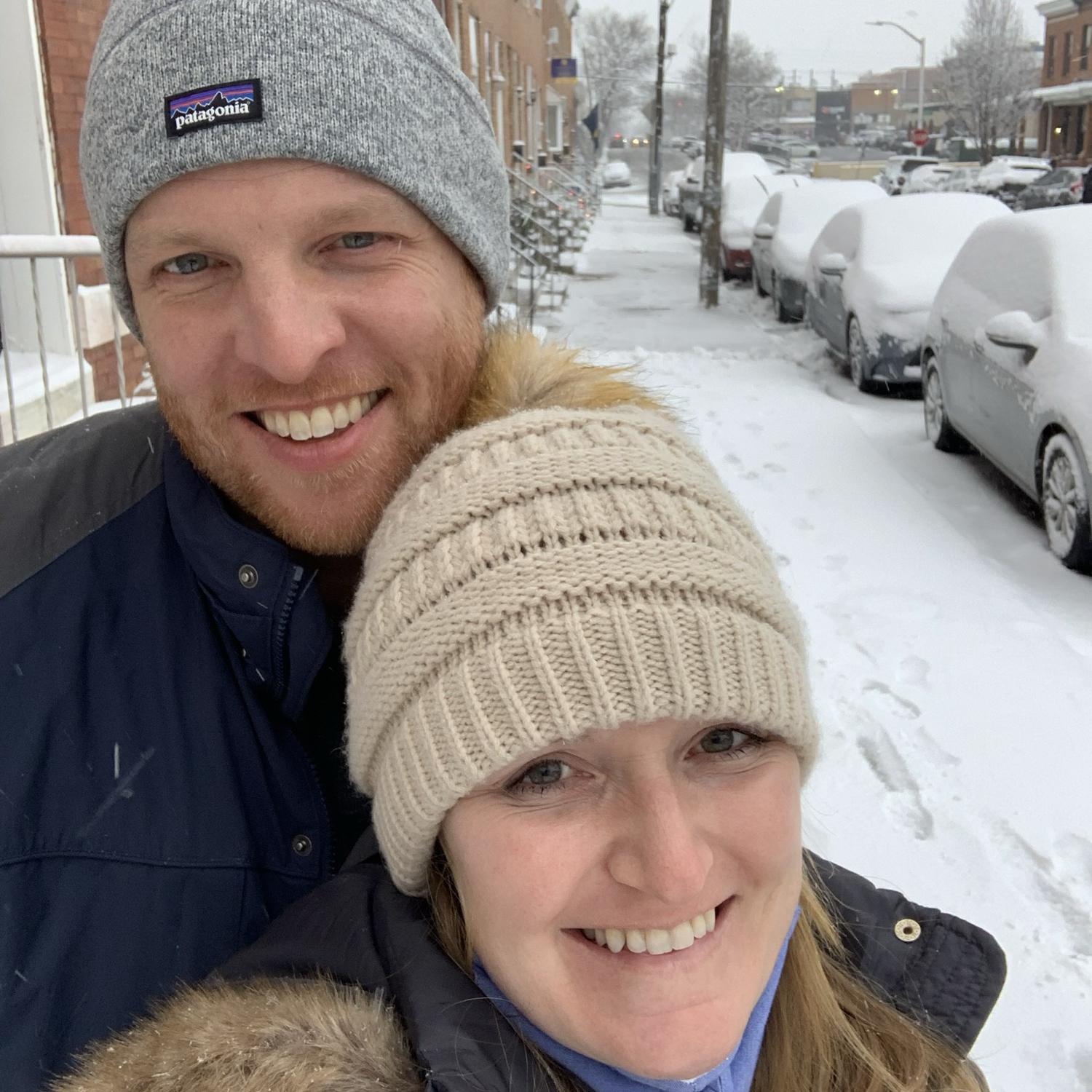 Snowy adventure in Baltimore! January 31, 2021.